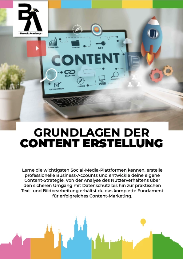 Grundlagen der Content-Erstellung, Online-Weiterbildung der Barock Academy
