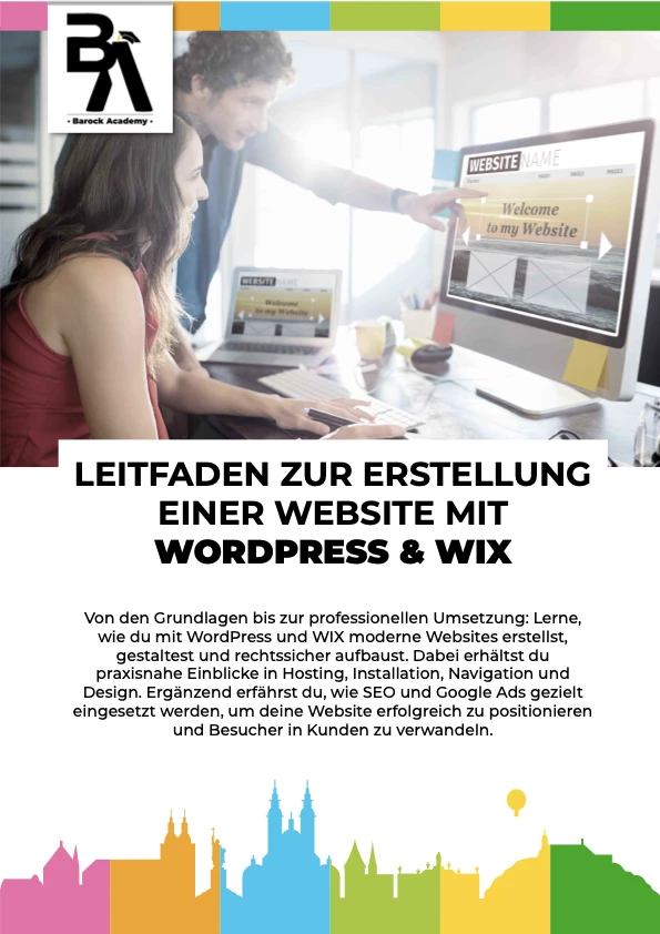 Website mit WordPress & Wix, Online-Weiterbildung der Barock Academy